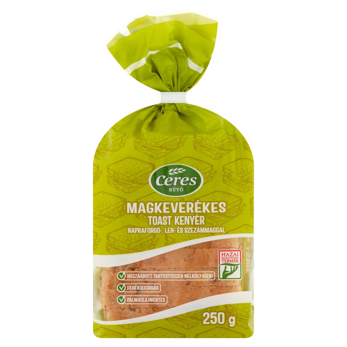 Magkeverékes toast kenyér 250g